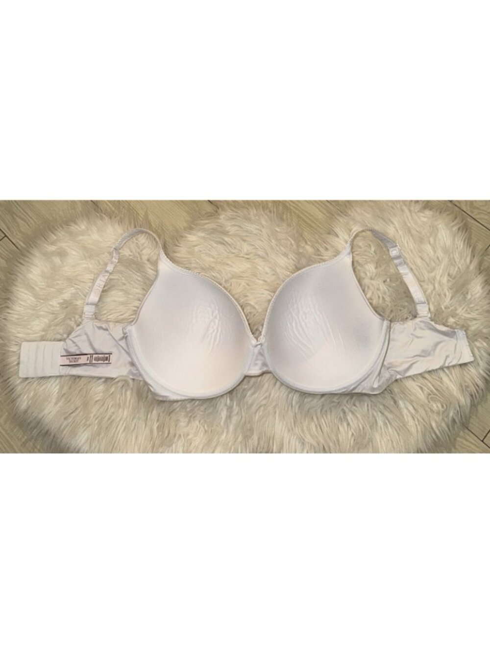 Victorias Secret Body By Victoria Perfect Shape Bra Padded Womens 38DDD White - Picture 5 of 7